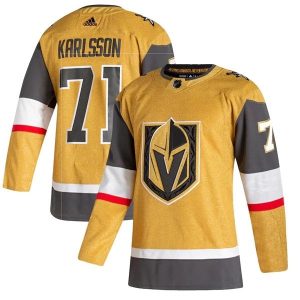 Men Vegas Golden Knights William Karlsson #71 2021 Season Reverse Retro  Fourth Authentic Red Jersey