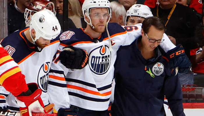 Oilers-stjärnan Connor McDavid skadades oväntat, och laget måste snabbt ta itu med det